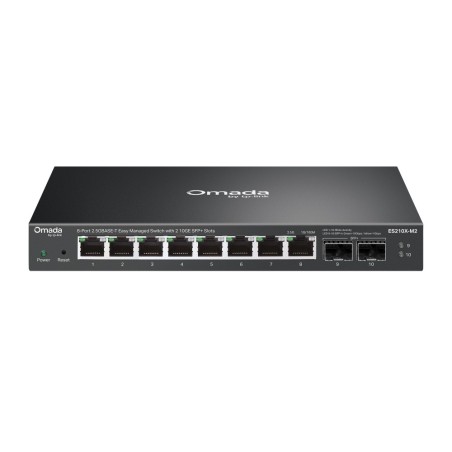 TP-Link ES210X-M2 network switch Managed 2.5G Ethernet (100 1000 2500) Desktop Wall-Mounting Black