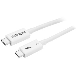 StarTech.com TBLT34MM50CW Thunderbolt cable 19.7" (0.5 m) 40 Gbit s White