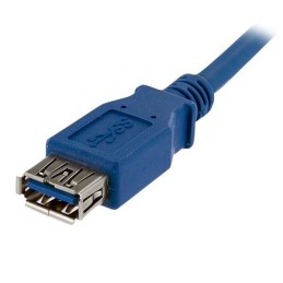 StarTech.com 1 m SuperSpeed USB 3.0 Verlängerungskabel - Stecker  Buchse - Blau