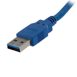 StarTech.com USB3SEXT1M USB cable USB 3.2 Gen 1 (3.1 Gen 1) 39.4" (1 m) USB A Blue