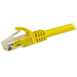 StarTech.com Cable de 1,5m Cat6 Ethernet de Red Amarillo - RJ45 sin Enganches - 24AWG