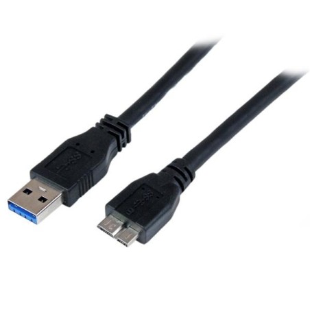 StarTech.com USB3CAUB1M USB cable USB 3.2 Gen 1 (3.1 Gen 1) 39.4" (1 m) USB A Micro-USB B Black