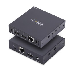 StarTech.com KVM Extender HDMI su Rete IP, Kit Trasmettitore e Ricevitore HDMI 4K 60Hz e USB su Ethernet Cat6, AVoIP, non