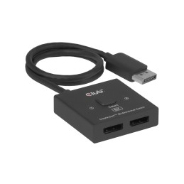CLUB3D DisplayPort™ 2-in-1 Bi-Direktional-Switch 8K