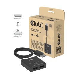 CLUB3D CSV-1009 répartiteur vidéo DisplayPort 2x DisplayPort