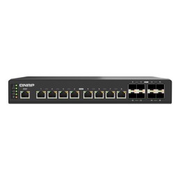 QNAP QSW-IM3216-8S8T Netzwerk-Switch Managed L2 10G Ethernet (100 1000 10000) Schwarz