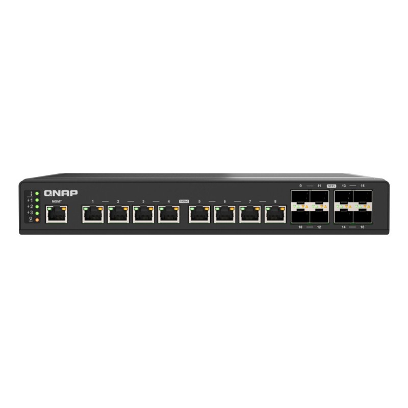 QNAP QSW-IM3216-8S8T network switch Managed L2 10G Ethernet (100 1000 10000) Black