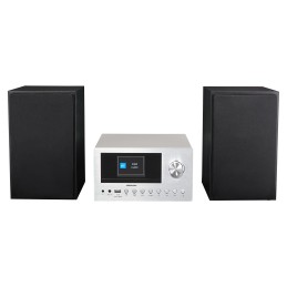 MEDION LIFE P85003 Microcadena de música para uso doméstico 30 W Negro, Plata