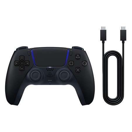 Sony Manette sans fil DualSense – Midnight Black + câble USB pour PC