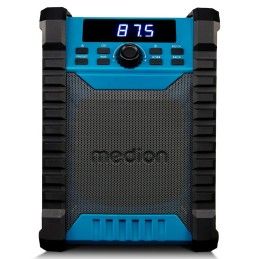 MEDION LIFE® E65895 BAUSTELLENRADIO PLL-UKW Radio, Bluetooth® 5.4, spritzwassergeschützt (IP54), robustes Gehäuse, 10 W RMS