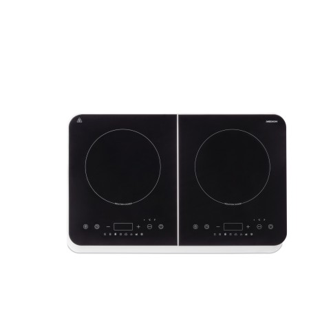 MEDION MD 18493 Negro, Blanco Encimera 60 cm Con placa de inducción 2 zona(s)
