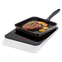 MEDION MD 18490 Black, White Countertop 29 cm Zone induction hob 1 zone(s)