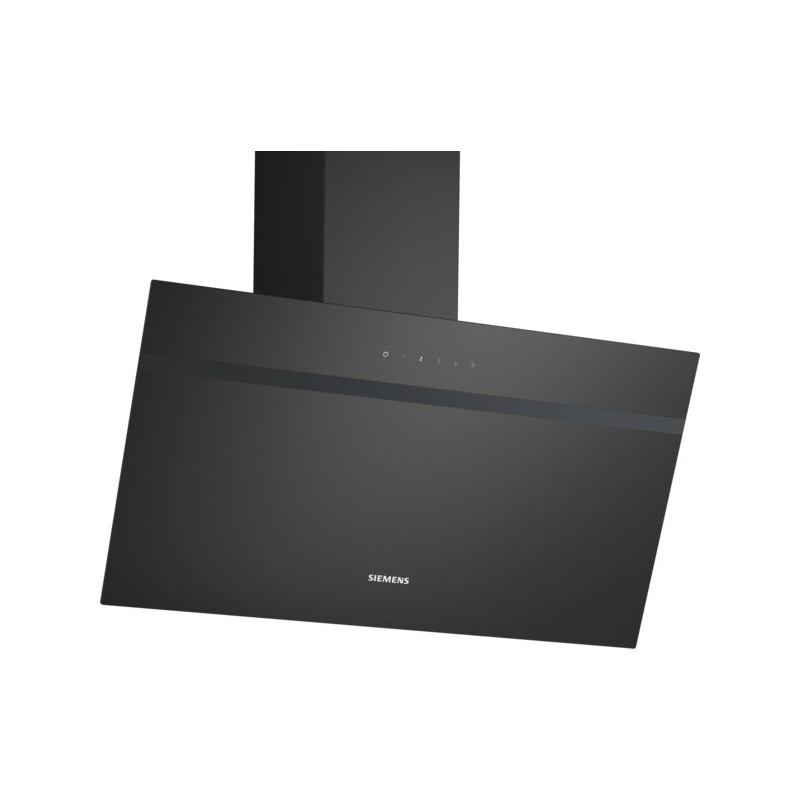 Siemens iQ100 LC85KDK60 cooker hood Wall-mounted Black 430 m³ h