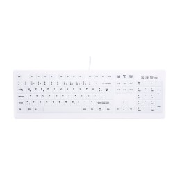 Contour Design Active Key AK-C8100 tastiera Ufficio RF Wireless Tedesco Bianco