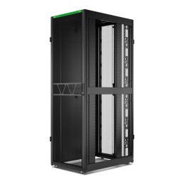 APC NetShelter SX Server Rack Gen 2, 48 HE, 2258H x 750W x 1070D mm, mit Seitenwänden, Schwarz