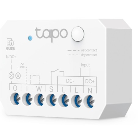 TP-Link TAPO S110E(UN) accionador smart home Actuador de conmutación 7 canales