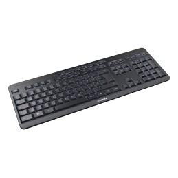 CHERRY Stream keyboard ultimate teclado Hogar   Oficina USB + RF Wireless + Bluetooth QWERTZ Alemán Negro