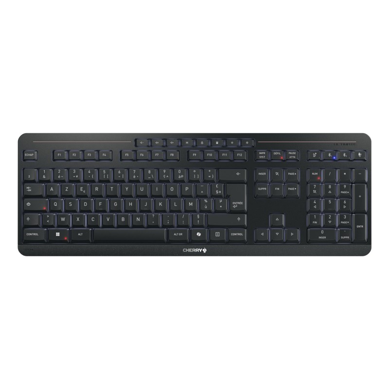 CHERRY Stream ultimate keyboard Home Office USB + RF Wireless + Bluetooth AZERTY French Black