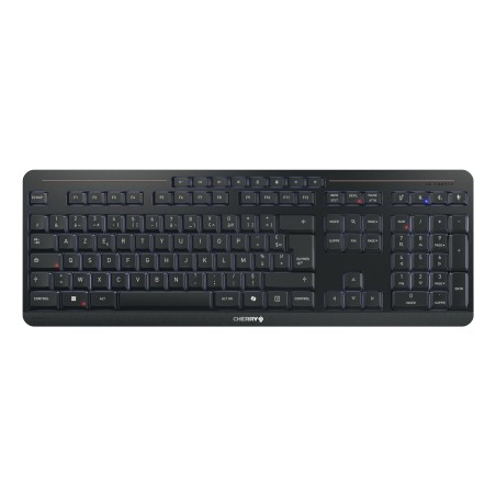 CHERRY Stream keyboard ultimate tastiera Casa ufficio USB + RF Wireless + Bluetooth AZERTY Francese Nero