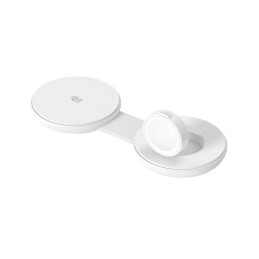 Conceptronic GORGON04W Caricabatterie per dispositivi mobili Smartphone, Orologio intelligente Bianco AC Carica wireless Interno