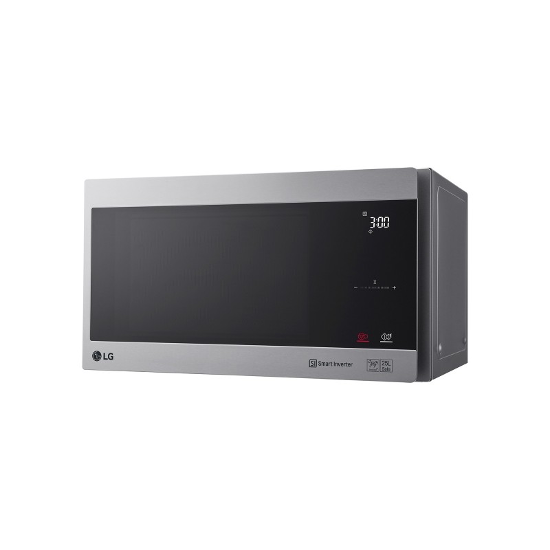 LG MS2595CIS Mikrowelle Silber, Edelstahl Solo-Mikrowelle Arbeitsplatte 25 l 1000 W