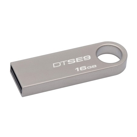 Kingston Technology DataTraveler SE9 16GB unidad flash USB USB tipo A 2.0 Plata