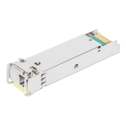 Intellinet Module émetteur-récepteur de réseau SFP fibre Gigabit WDM bidirectionnel, 1000Base-BX-D, monomode LC, portée 120 km,