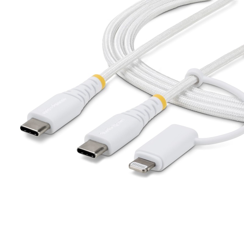 StarTech.com 2M-U2-LNTC-CABLE USB cable 78.7" (2 m) USB C White