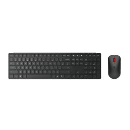 Lenovo 4X31S04814 teclado Ratón incluido Oficina RF Wireless + Bluetooth Alemán Negro