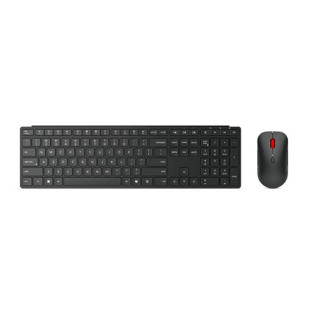 Lenovo 4X31S04814 tastiera Mouse incluso Ufficio RF senza fili + Bluetooth Tedesco Nero