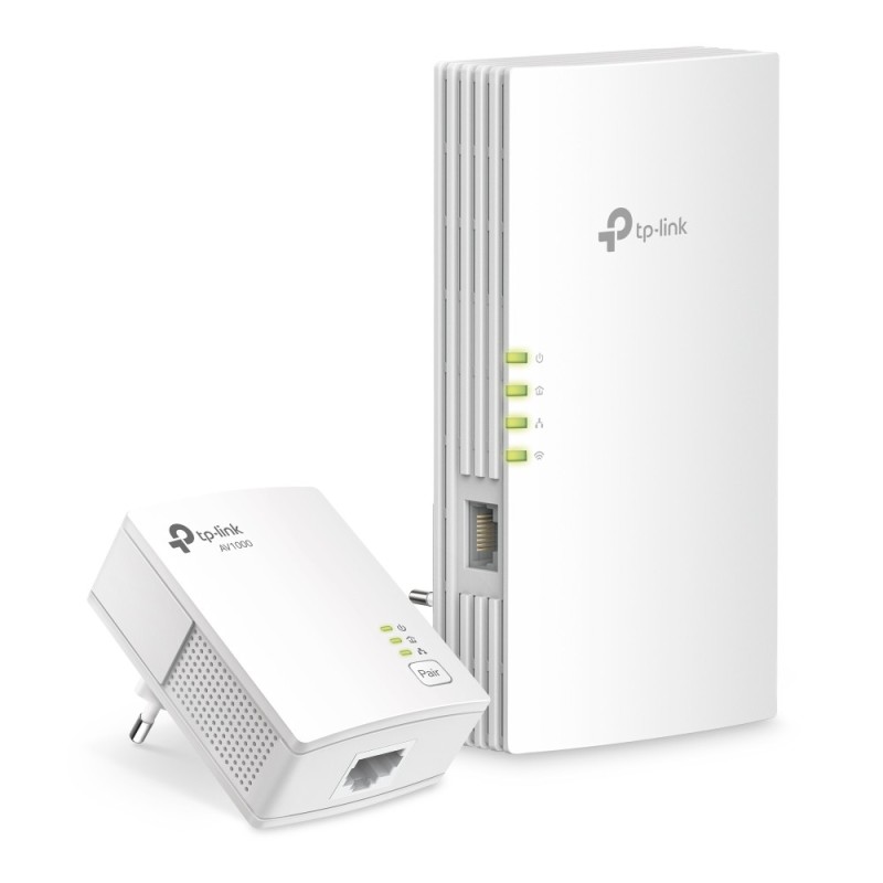 TP-Link TL-WPA7817 KIT PowerLine network adapter 1000 Mbit s Ethernet LAN Wi-Fi White 2 pc(s)