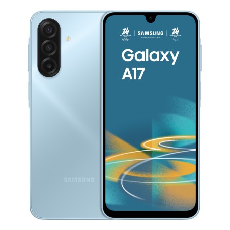 Samsung Galaxy A17 17 cm (6.7") Double SIM hybride 4G USB Type-C 4 Go 128 Go 5000 mAh Bleu clair