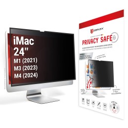 Displex PRIVACY SAFE Magnetischer 2-Wege Blickschutzfilter für Apple iMac 24" M1 (2021)  M3 (2023)  M4 (2024)