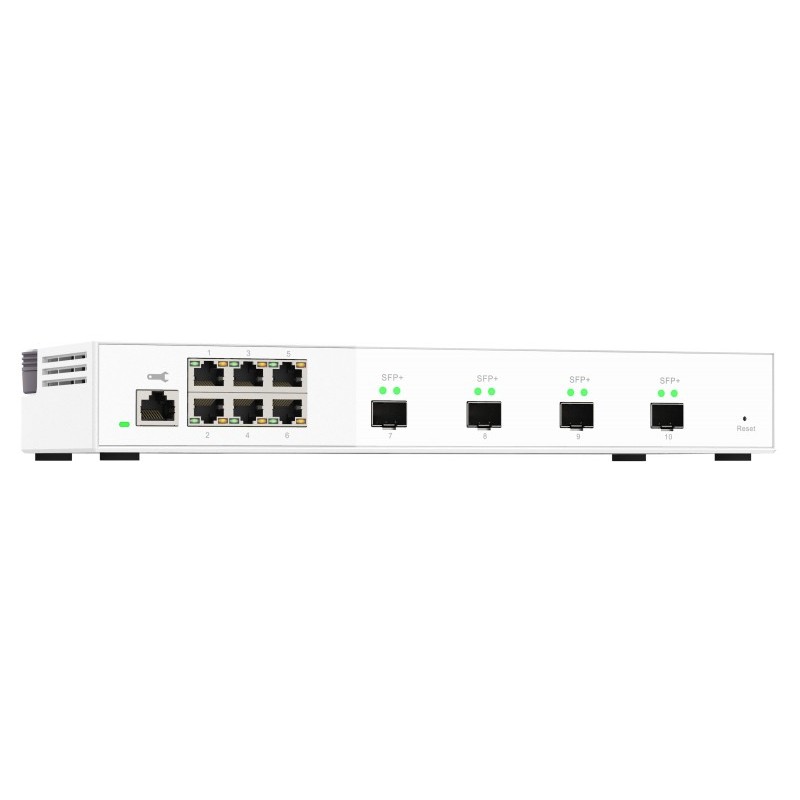 QNAP QSW-M2106-4S network switch Managed L2 2.5G Ethernet (100 1000 2500) White
