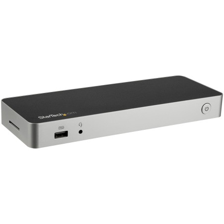 StarTech.com DK30CHDPPDUE laptop dock port replicator Wired USB 3.2 Gen 1 (3.1 Gen 1) Type-C Black, Silver