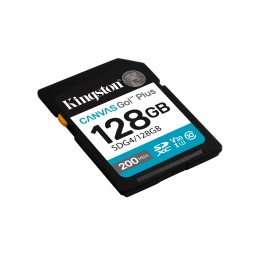 Kingston Technology Canvas Go! Plus 128GB SDXC Canvas Go Plus Gen4 200MB s C10 UHS-I U3 V30