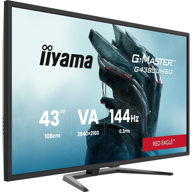 iiyama G-MASTER G4380UHSU-B2 pantalla para PC 108 cm (42.5") 3840 x 2160 Pixeles 4K Ultra HD LED Negro