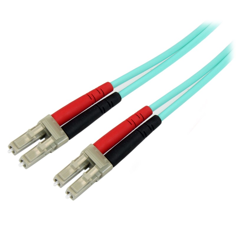 StarTech.com 10 m OM3 LWL Patchkabel - Zipcord Multimode-Glasfaserkabel LC UPC auf LC UPC - Vollduplex 50 125µm SFP Optisches
