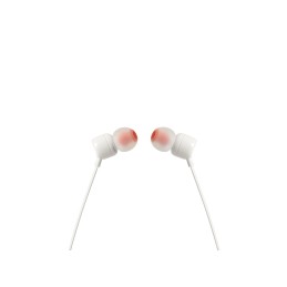 JBL Tune 110 Auricolare Cablato In-ear MUSICA Bianco