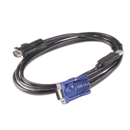 APC AP5253 cable para video, teclado y ratón (kvm) Negro 1,83 m