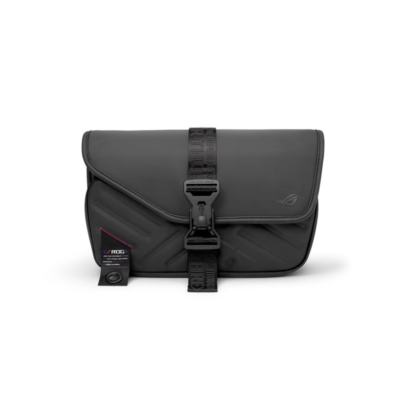 ASUS BC3004 ROG SLASH SLING BAG 4.0 Bandolera cuero PU, Poliéster Negro