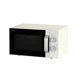 Sharp R204WA microwave Silver, White Solo microwave Countertop 20 L 800 W