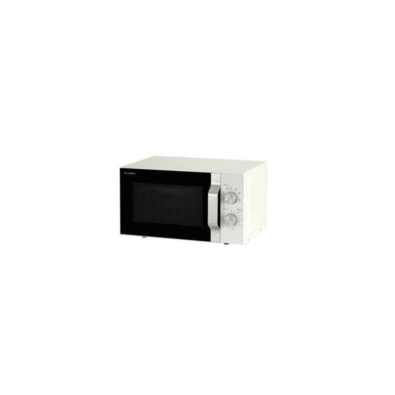 Sharp R204WA forno a microonde Argento, Bianco Solo microonde Superficie piana 20 L 800 W