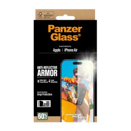 PanzerGlass ® Anti-Reflective Armor Screen Protector iPhone Air w. EasyAligner Protector de pantalla Apple 1 pieza(s)