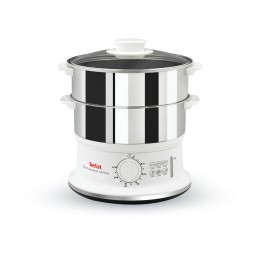 Tefal VC1451 vaporizador 2 cesta(s) Independiente 900 W Blanco, Acero inoxidable