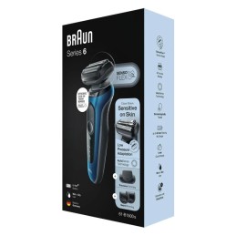 Braun Series 6 61-B1500s Rasoir à grille Tondeuse Bleu