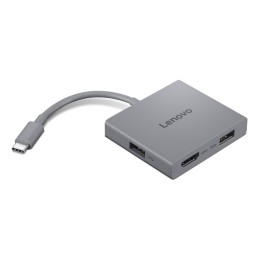 Lenovo GX91R64790 laptop-dockingstation & portreplikator Kabelgebunden USB 3.2 Gen 1 (3.1 Gen 1) Type-C Grau