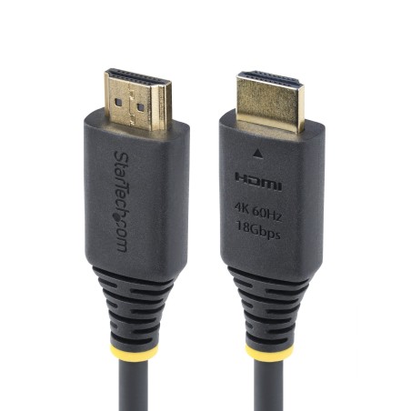 StarTech.com Cable HDMI Certificado Premium de Alta Velocidad de 2,4m - 4K 60Hz 1440p 144Hz - HDR10 HDCP 2.2 ARC - 18Gbps -