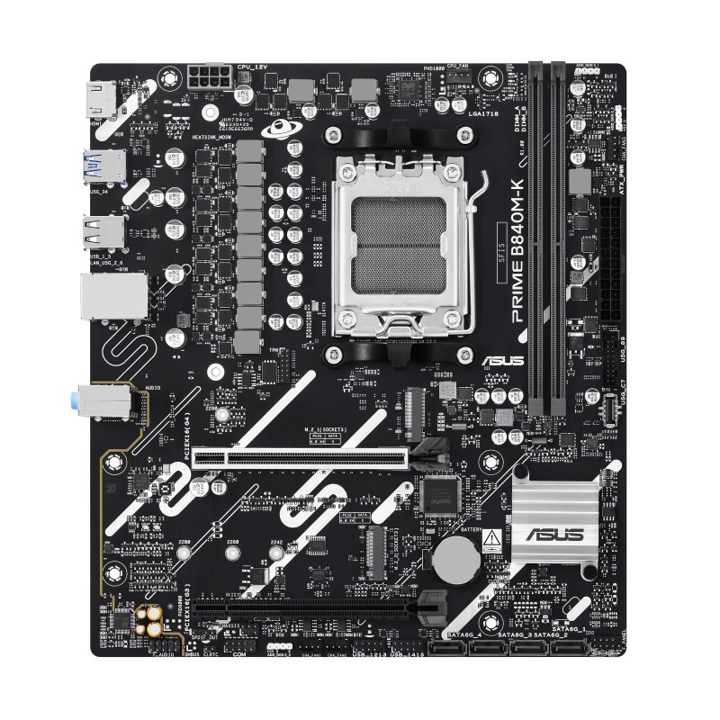ASUS PRIME B840M-K AMD B840 Emplacement AM5 micro ATX