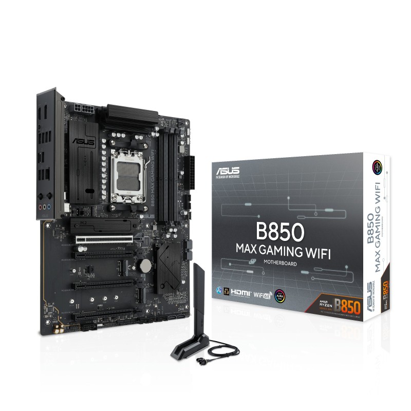 ASUS B850 MAX GAMING WIFI AMD B850 Zócalo AM5 ATX